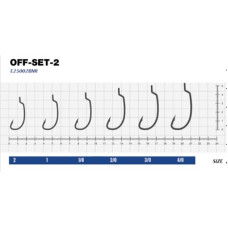 Гачок eXciter model  Off-Set - 2    № 4/0  (3 hooks)