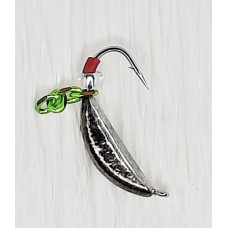 Мормишка вольфр. Start Fishing Супер Банан гач.№ 14 Black ланцюжок 2,5 мм 0,3 г 010-025-1