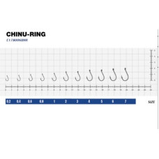 Гачок eXciter model  Chinu-ring    № 0,4  (12 hooks)