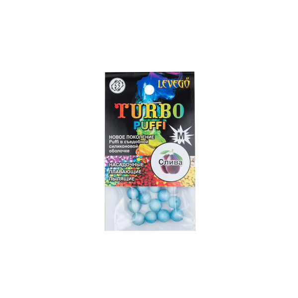 Плаваюча насадка LEVEGO TURBO Puffi Слива M