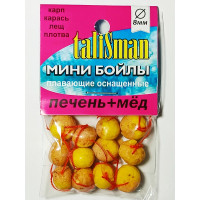 Мінібойли плаваючі оснащені Talisman Печінка + Мед 8 мм