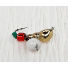 Мормишка вольфр. Start Fishing Мураха з вушком гач.№ 18 Gold CAT eye 3 мм 0,3 г 003-030-1