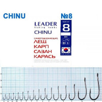 Гачок Leader Chinu  BN  №  8 (6 hooks)