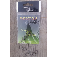 Maggot Clip Carpe Diem 10 шт/уп застібка для насадки опариша M