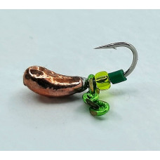 Мормишка вольфр. Start Fishing Часник гач.№18 Cu з ланцюжком 3 мм 0,4 г 046-030-1