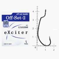 Гачок eXciter model  Off-Set - 2    № 1/0  (5 hooks)