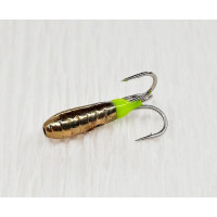 Мормишка вольфр. Start Fishing Чортик із насічкою гач.№14 Gold 3 мм 1 г 090-030-1
