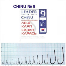 Гачок Leader Chinu  BN  №  9 (4 hooks)