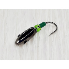 Мормишка вольфр. Start Fishing Вівсинка гач.№ 18 Black 2 мм 0,2 г 035-020-1
