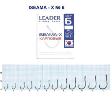 Гачок Leader Iseama-X  BN  №  6 (9 hooks)