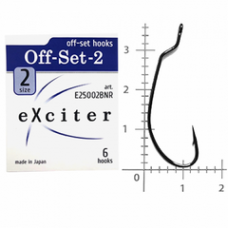 Гачок eXciter model  Off-Set - 2     № 2  (6 hooks)