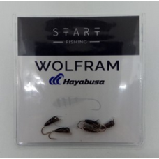 Мормишка вольфр. Start Fishing Банан із насічками гач.№20 Black 2 мм 0,2 г 024-020-1