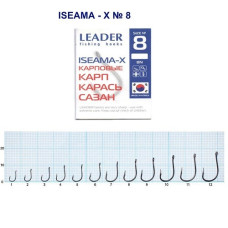 Гачок Leader Iseama-X  BN  №  8 (9 hooks)
