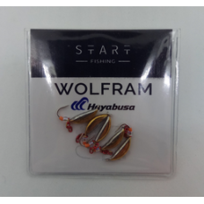 Мормишка вольфр. Start Fishing Супер Банан гач.№ 12 Gold з ланцюжком 3 мм 0,5 г 010-030-1