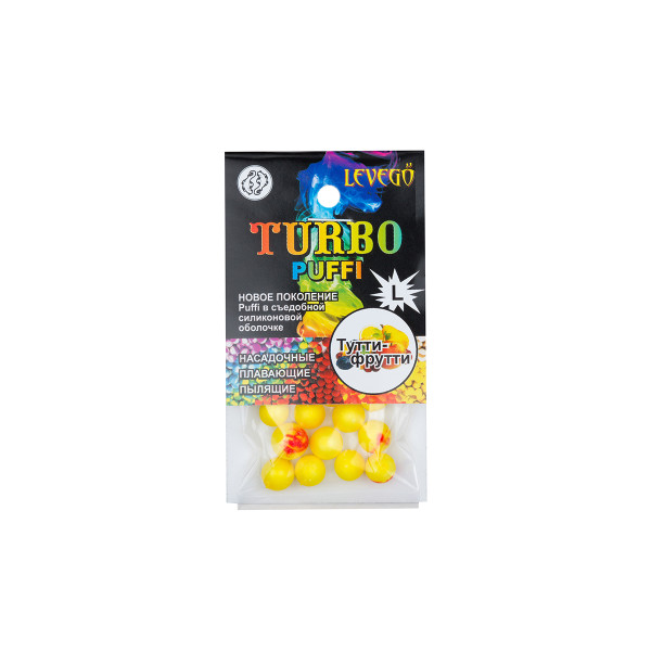 Плаваюча насадка LEVEGO TURBO Puffi Тутті-фрутті L