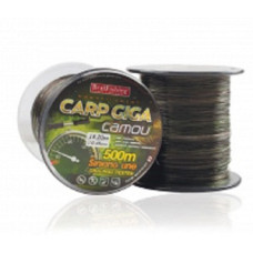 Лісочка BratFishing CARP GIGA - Camou 500 м 0,45 мм