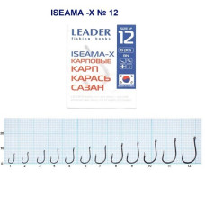 Гачок Leader Iseama-X  BN  № 12 (6 hooks)