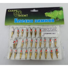 Блешня Carpe Diem зимова "LARVA - 4" гачок KUMHO (Корея) 2 г