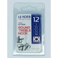 Трійник Leader ROUND TREBLE № 12 (5 hooks)