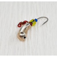 Мормишка вольфр. Start Fishing Уралка гач.№16 Silver з ланцюжком 3 мм 0,6 г 007-030-1