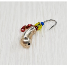 Мормишка вольфр. Start Fishing Уралка гач.№16 Silver з ланцюжком 3 мм 0,6 г 007-030-1