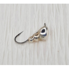 Мормишка вольфр. Start Fishing Мураха з вушком гач.№ 18 Silver 3 мм 0,3 г 003-030-1