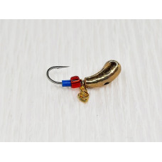 Мормишка вольфр. Start Fishing Уралка гач.№16 Gold з ланцюжком 3 мм 0,6 г 007-030-1