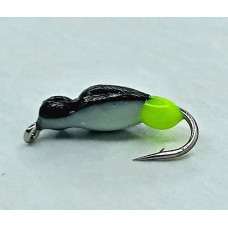 Мормишка вольфр. Start Fishing Німфа гач.№ 18 Black світлонакопичувач 2 мм 0,3 г 044-020-08-1