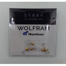 Мормишка вольфр. Start Fishing Куля з вушком гач.№18 Gold 3 мм 0,3 г 001-030-1