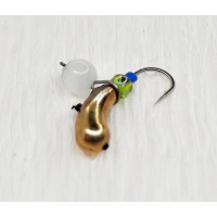 Мормишка вольфр. Start Fishing Уралка гач.№16 Gold CAT eye 3 мм 0,6 г 007-030-1