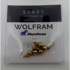 Мормишка вольфр. Start Fishing Мураха гранована гач.№16 Gold+Cu 4,0* 2,5 мм 040-042-1