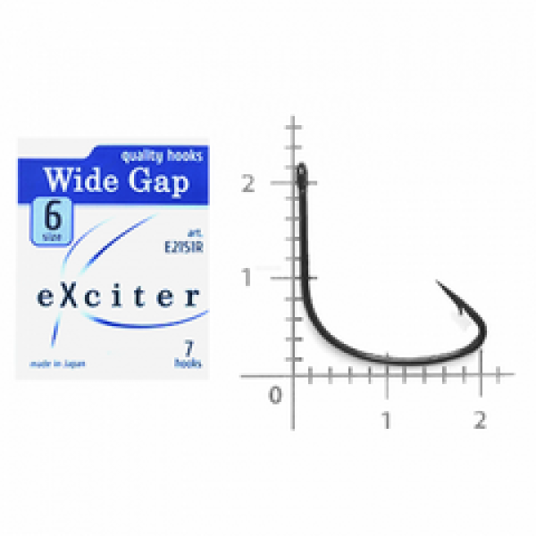 Гачок eXciter model  Wide Gap    № 6  (7 hooks)