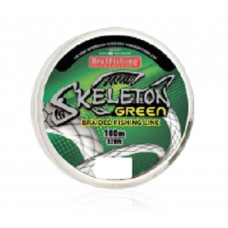 Шнур BratFishing Skeleton Green (плетіння 4 нитки) 100 м 0,27 мм