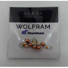 Мормишка вольфр. Start Fishing Мураха гранована гач.№16 Cu+Silver 4,0* 2,5 мм 040-042-1