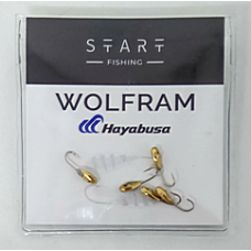 Мормишка вольфр. Start Fishing Насіння гач.№18 Gold 2,5 мм 0,2 г 008-025-1