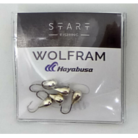 Мормишка вольфр. Start Fishing Крапля з вушком гач.№ 12 Silver 5 мм 1,9 г 016-050-02