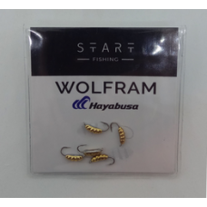 Мормишка вольфр. Start Fishing Личинка гач.№ 18 Gold 0,2 г 011-015-1