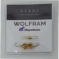 Мормишка вольфр. Start Fishing Насіння гач.№16 Gold 3 мм 0,4 г 008-030-1