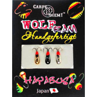 Мормишка вольфр. Start Fishing Коза-клюшка з отвором 2 гач.№ 18 3 мм 086-030-1