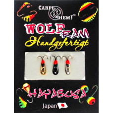 Мормишка вольфр. Start Fishing Коза-клюшка з отвором 2 гач.№ 18 3 мм 086-030-1