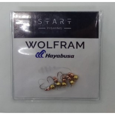 Мормишка вольфр. Start Fishing Суперличинка гач.№18 Gold+Cu 3 мм 0,4 г 039-030-1