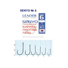 Гачок Leader Senyo  BN  №  6 (9 hooks)