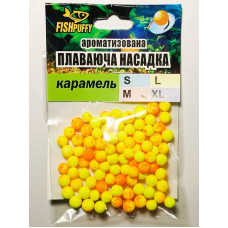 Плаваюча насадка Технопуф Fishpuffy Карамель  М