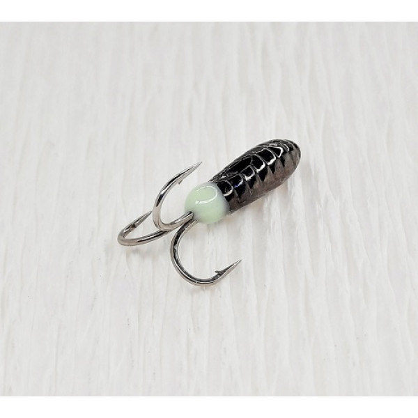 Мормишка вольфр. Start Fishing Чортик із насічкою гач.№16 Black 2,9 мм 0,7 г 090-029-1