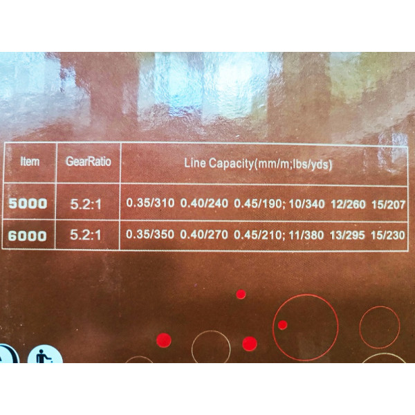 Котушка Carpe Diem Comanche NBR 5000 5BB