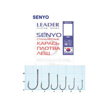 Гачок Leader Senyo  BN  №   1/0  (5 hooks)