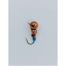 Мормишка вольфр. Start Fishing Неваляшка гач.№ 20 Cu 2 мм 0,1 г 041-020-1