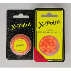 Плаваюча насадка X-Point Сир жовто-коричневий 7-8мм L