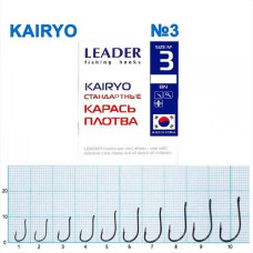 Гачок Leader Kairyo  BN  №  3 (9 hooks)
