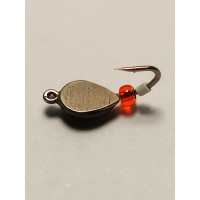 Мормишка ISBJORNEN "BUG" # 2 wt: 0,3 g hook: OWNER срібло